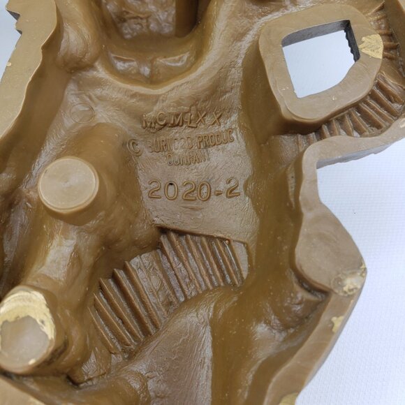 Vintage Retro Gold Angels Cherub Wall Plaque Burwood Product Co 2020-1 & 2020-2 - Picture 8 of 10